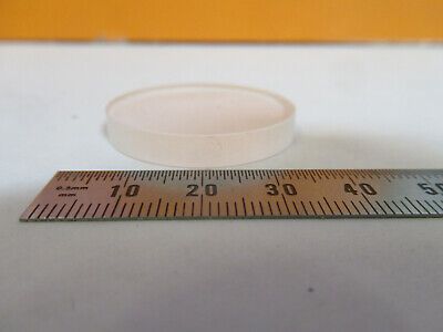 OPTICAL FUSED SILICA FLAT LENS OPTICS AS PICTURED &P6-A-73