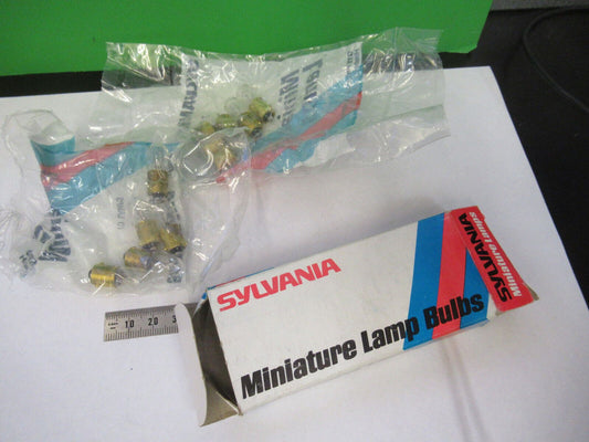 LOT 10 EA LAMP BULB Sylvania 757 MICROSCOPE or INSTRUMENTS #5-b-25