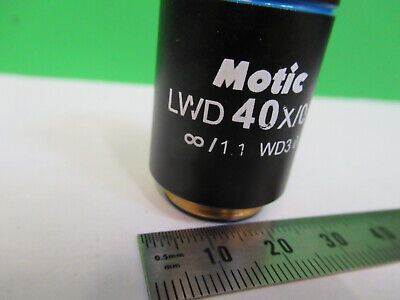 MOTIC LWD 40X INFINITY LENS OBJECTIVE MICROSCOPE PART AS PICTURED &Q9-A-105