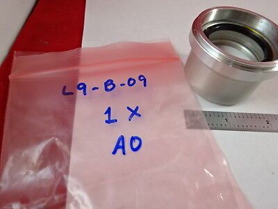 MICROSCOPE PART AO AMERICAN STEREO OBJECTIVE 1X OPTICS AS IS BIN#L9-B-09