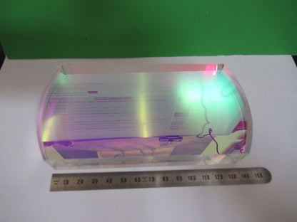 OPTICAL FLAT GLASS THICK FUSED SILICA COATED LASER OPTICS AS PICTURED #H9-A-34