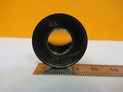 OTTO SEIBERT ANTIQUE GERMANY EYEPIECE 4X MICROSCOPE PART AS PICTURED &H1-B-22