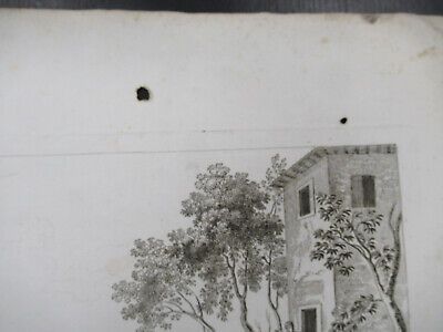 ANTIQUE ETCHING ITALIA ROME CIRCA 1810 GASPARD DUGHET PIETRO PARBONI AS PIC xii