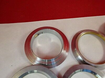 MICROSCOPE PART LOT BRASS RINGS  #P1-C-22