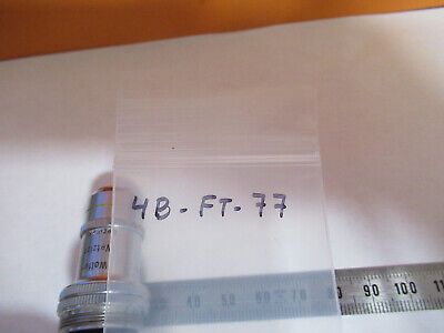 OBJECTIVE WOLFE WETZLAR GERMANY 45X MICROSCOPE PART OPTICS AS PICTURED 4B-FT-77