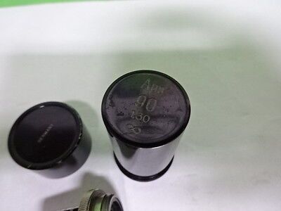 MICROSCOPE PART OBJECTIVE CARL ZEISS GERMANY APO 90X [dirty] OPTICS AS IS #AE-24