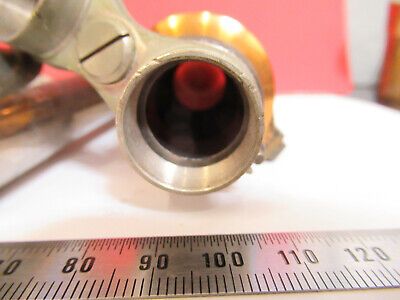 ANTIQUE BAUSCH LOMB BRASS TUBUS EXT nosepiece MICROSCOPE PART AS PIC mB7-A-25