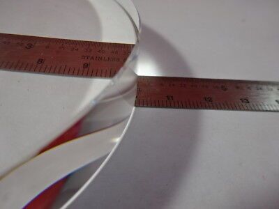 OPTICAL ZYGO FLAT FUSED SILICA 4" DIAMETER OPTICS AS IS #91-46