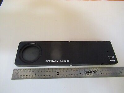 LEICA LEITZ GERMANY POLARIZER SLIDE 573098 MICROSCOPE PART AS PICTURED &H8-B-19