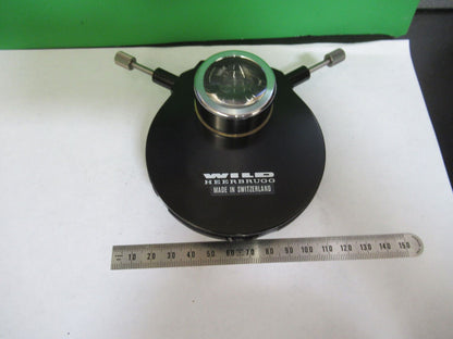 WILD HEERBRUGG PHASE CONDENSER OPTICS MICROSCOPE PART AS PICTURED Z1-A-170