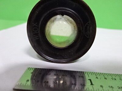 FOR PARTS MICROSCOPE EYEPIECE OCULAR OZUMI W10X JAPAN OPTICS AS IS B#AC-F-07