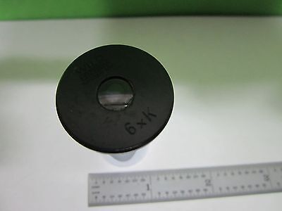 MICROSCOPE PART EYEPIECE WILD HEERBRUGG 6xK SWISS OPTICS AS IS BIN#T3-39