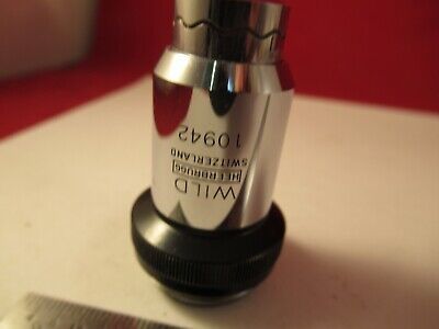 WILD HEERBRUGG SWISS 100X PH PHASE OBJECTIVE MICROSCOPE PART AS PICTURED FT-6-27