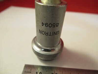 UNITRON M20 20X LENS OBJECTIVE MICROSCOPE PART OPTICS AS PICTURED &T6-A-12