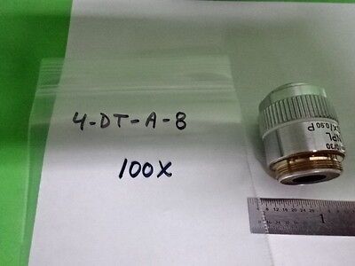 MICROSCOPE PART LEITZ GERMANY OBJECTIVE NPL 100X P POL POLARIZER OPTICS 4-DT-A-8