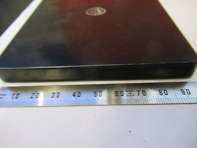 GENERIC VINTAGE STAGE TABLE OLD MICROSCOPE PART OPTICS AS PICTURED &13-FT-72