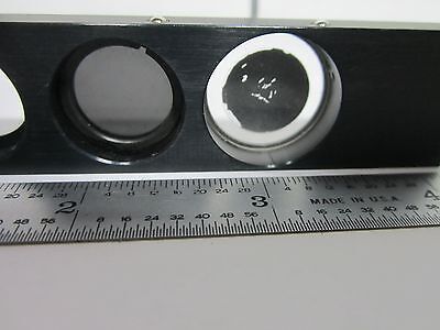 FOR PARTS MICROSCOPE PART SLIDE FILTER OPTICS AS IS BIN#M8-32