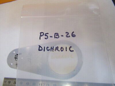 OPTICAL DICHROIC COATED FILTER GLASS OPTICS AS PICTURED P5-B-26