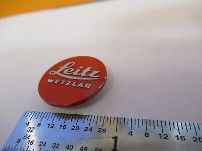 LEITZ GERMANY ALUMINUM LOGO MICROSCOPE PART AS PICTURED &4T-A-41