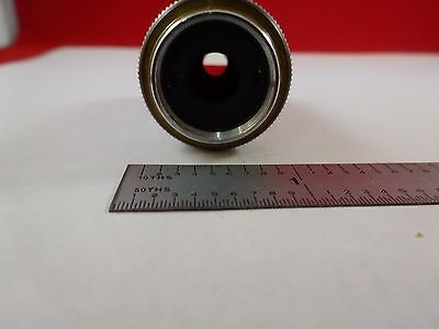 MICROSCOPE PART OBJECTIVE 40X LEITZ GERMANY OPTICS AS IS BIN#R2-C-11