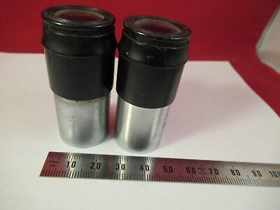 AMERICAN OPTICS EYEPIECE PAIR 9X SPENCER MICROSCOPE PART OPTICS &FT-3-01C