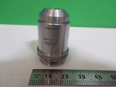 LEITZ WETZLAR OBJECTIVE 10X /170 OPTICS MICROSCOPE PART AS PICTURED #Z9-A-57