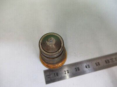 ANTIQUE BAUSCH LOMB BRASS 1.9mm OBJECTIVE MICROSCOPE PART AS PICTURED &Z1-A-30