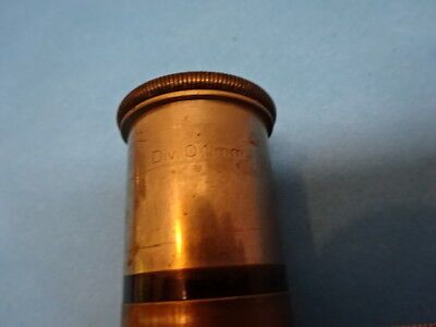 ANTIQUE BAUSCH LOMB [dirty] EYEPIECE OCULAR MICROSCOPE PART OPTICS AS IS #90-12