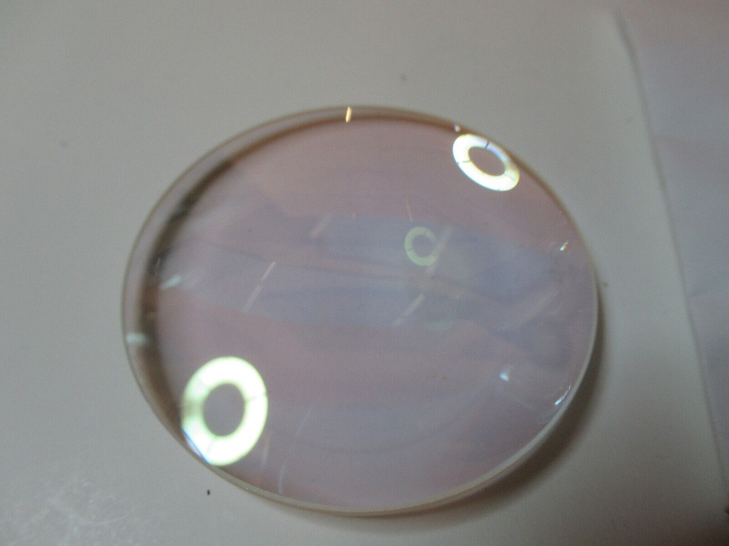 OPTICAL LENS Bi CONVEX MIYACHI UNITEK 4-60687-01 OPTICS AS PICTURED &55R-B-16