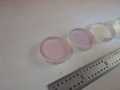 OPTICAL LOT MIL SPEC COATED FLAT FUSED SILICA LASER OPTICS AS IS BIN#N6-B-18