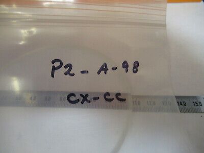 OPTICAL LARGE GLASS LENS CX CC CONVEX CONCAVE OPTICS AS PICTURED #P2-A-98