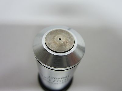 MICROSCOPE PART OBJECTIVE CARL ZEISS 100X PLANACHROMAT OPTICS BIN#H6-06