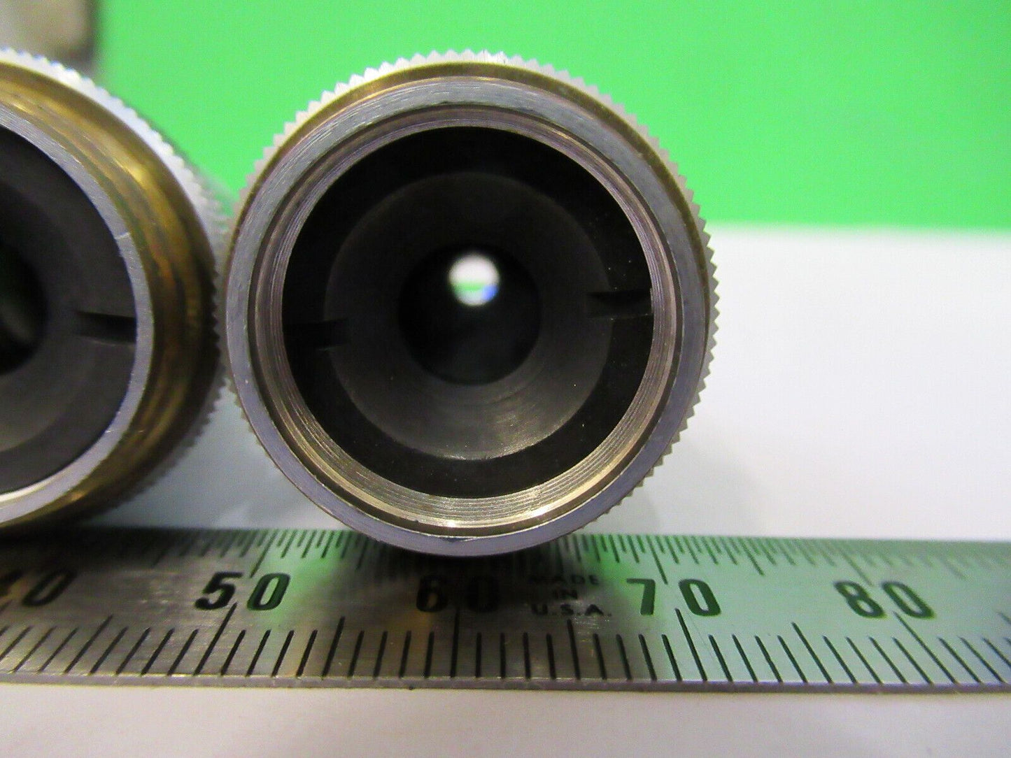 LOT 3 EA MICROSCOPE OBJECTIVE LENSES BAUSCH LOMB 10X 43X 97X OPTICS #P8-B-30