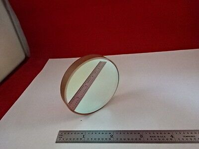 OPTICAL FLAT ZERODUR DICHROIC COATED MIRROR 2 1/2" DIA OPTICS AS IS #R1-B-04