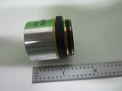 MICROSCOPE PART OBJECTIVE NIKON EPI 10X JAPAN OPTICS AS IS BIN#S3-24