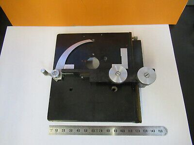 ANTIQUE BAUSCH LOMB  STAGE XY TABLE MICROSCOPE PART AS PICTURED P6-A-90