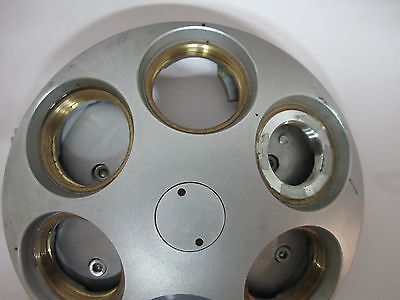 MICROSCOPE PART POLYVAR LEICA REICHERT NOSEPIECE AS IS FOR OPTICS BIN#1E-P-25