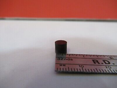 OPTICAL VERY DARK GLASS SMALL CYLINDER MIL SPEC OPTICS AS PICTURED &13-FT-14