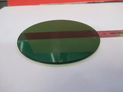 LEITZ GREEN GLASS FILTER MEASURING TOOLMAKER MICROSCOPE PART AS PIC &A9-A-85