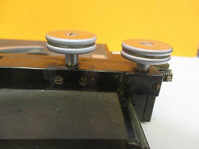 BAUSCH LOMB ANTIQUE STAGE TABLE XY  MICROSCOPE PART AS PICTURED P6-A-171