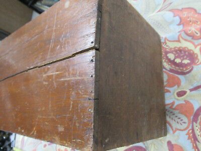 ANTIQUE GUNDLACH EMPTY WOOD CABINET for MICROSCOPE AS PICTURED &TD-5