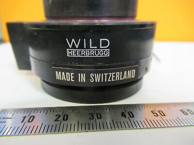 WILD HEERBRUGG SWISS CONDENSER + IRIS LENS MICROSCOPE PART AS PIC M20 8Y-A-129