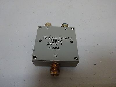 RF MICROWAVE MODULE MINI CIRCUITS ZAPD-1 TNC CONNECTOR AS IS BIN#TB-5-2-M