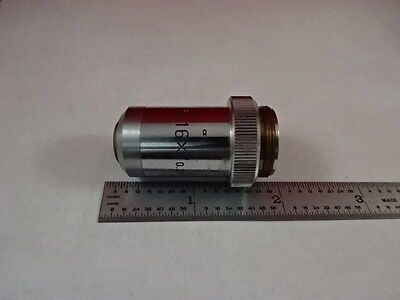 LEITZ WETZLAR GERMANY OBJECTIVE PL 16X MICROSCOPE OPTICS AS IS BIN#W4-G-05