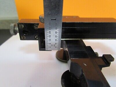 ANTIQUE BAUSCH LOMB CLIPS STAGE SPECIMEN MICROSCOPE PART AS PICTURED &A3-B-74