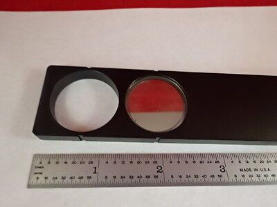 MICROSCOPE PART OLYMPUS SLIDE U-DND-2 NEUTRAL FILTER ND OPTICS AS IS B#D2-B-05