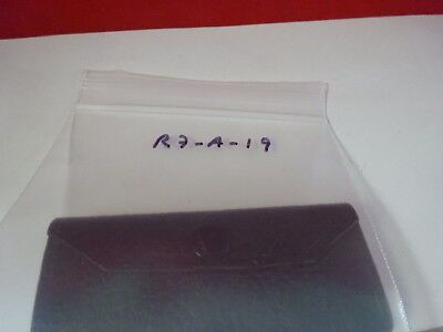 BAUSCH LOMB OPTICAL MICROSCALE CALIBRATION STANDARD OPTICS AS PICTURED &R7-A-19