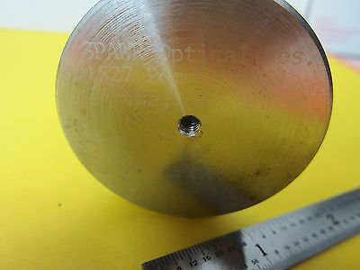 OPTICAL SOLID STAINLESS STEEL MIRROR FOR PARTS NEEDS POLISHING OPTICS BIN#D1-31