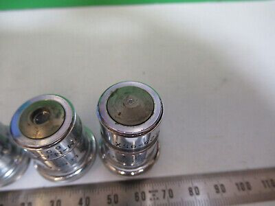 AO SPENCER LOT 3 ea OBJECTIVE 10X 44X 95X  MICROSCOPE PART AS PICTURED &3-C-10