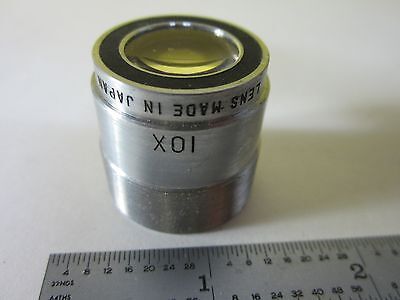 FÜR TEILE MIKROSKOP OBJEKTIV JAPAN 10X OPTICS AS IS BIN#31-B-22